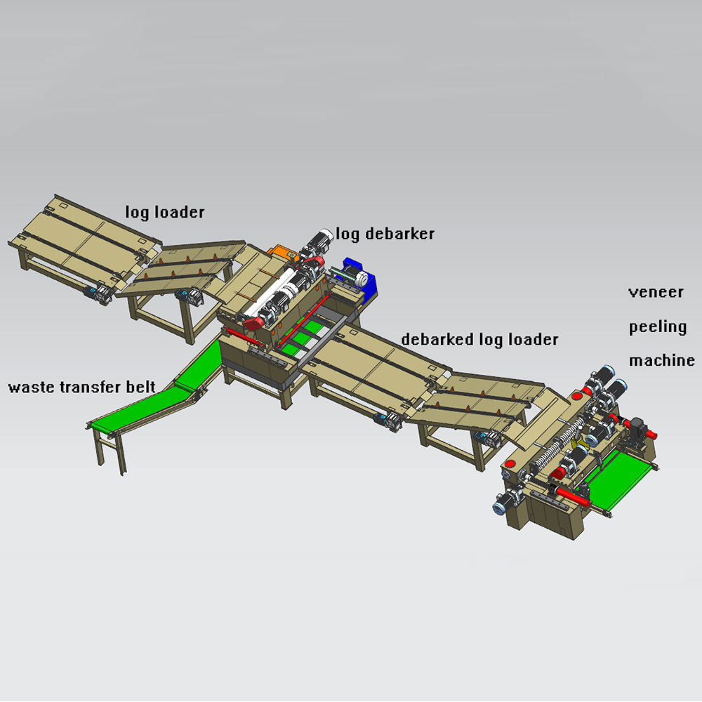 8ft Log debarker machine